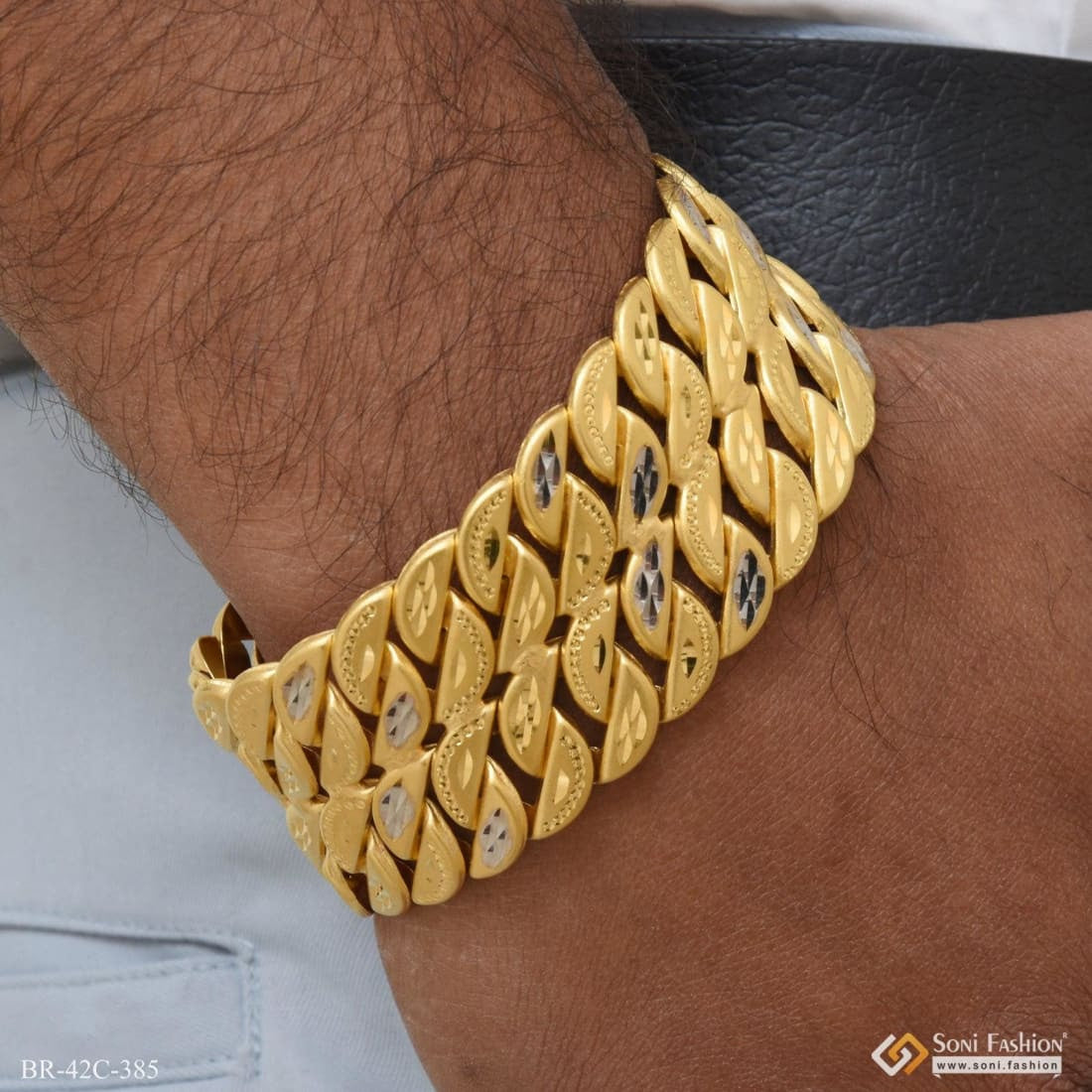 New 2 Gram Forming Gold Bracelet Shop Online BRAC714